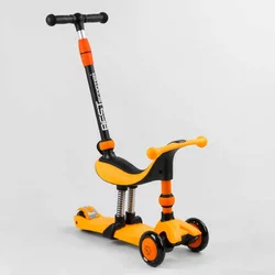 Самокат-велобіг 3в1 триколісний BS-50584 (4) Best Scooter, 3 колеса PU зі світлом, сидіння, амортизатори, батьківська ручка Самокат-велобіг 3в1 триколісний BS-50584 (4) Best Scooter, 3 колеса PU зі світлом, сидіння, амортизатори, батьківська ручка