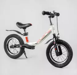 Велобіг Corso "Alpha Sport" 57200 (1) сталева рама, надувні колеса 12", ручне гальмо, підніжка, крила, дзвіночок, в коробці