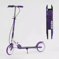 Самокат двоколісний ""Skyper Neon"" N-20673 (6) сталева рама, ручне гальмо, колеса PU діаметр 200мм, грипси гумові Самокат двоколісний ""Skyper Neon"" N-20673 (6) сталева рама, ручне гальмо, колеса PU діаметр 200мм, грипси гумові