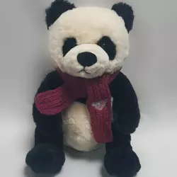 Пандочка мутонова з шарфом 30см Пандочка мутонова з шарфом 30см