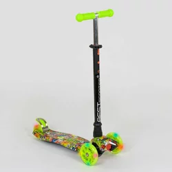 Самокат А 25534 / 779-1332 MAXI ""Best Scooter"" (1) пластмасовий, 4 колеса PU, СВІТЛО, трубка керма алюмінієва, d = 12см, в коробці Самокат А 25534 / 779-1332 MAXI ""Best Scooter"" (1) пластмасовий, 4 колеса PU, СВІТЛО, трубка керма алюмінієва, d = 12см, в коробці