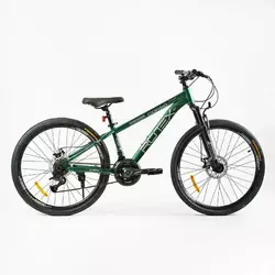 Велосипед Спортивний Corso 26"" дюймів «Rotex» RX-26510 (1) рама сталева 13’’, обладнання LTWOO A2, 21 швидкість, зібран на 75% Велосипед Спортивний Corso 26"" дюймів «Rotex» RX-26510 (1) рама сталева 13’’, обладнання LTWOO A2, 21 швидкість, зібран на 75%