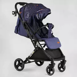 Візок прогулянковий дитячий ""JOY"" Comfort L-41203 (1) колір СИНІЙ КОСМОС, рама сталь з алюмінієм, футкавер, підсклянник, телескопічна ручка Візок прогулянковий дитячий ""JOY"" Comfort L-41203 (1) колір СИНІЙ КОСМОС, рама сталь з алюмінієм, футкавер, підсклянник, телескопічна ручка