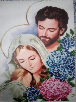 АЛМАЗНА ВИШИВКА (НАБІР НА ПІДРАМНИКУ) — "СВЯТЕ СІМЕЙСТВО" DMF-390 АЛМАЗНА ВИШИВКА (НАБІР НА ПІДРАМНИКУ) — "СВЯТЕ СІМЕЙСТВО" DMF-390