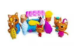 Игровой набор с фигурками Три кота N73-2 Игровой набор с фигурками Три кота N73-2