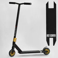 Самокат трюковий N-01801 ""Best Scooter"" (2) ""HOP"", HIC-система, ПЕГИ, алюмінієвий диск та дека, колеса PU, d=120мм, ширина керма 58 см Самокат трюковий N-01801 ""Best Scooter"" (2) ""HOP"", HIC-система, ПЕГИ, алюмінієвий диск та дека, колеса PU, d=120мм, ширина керма 58 см