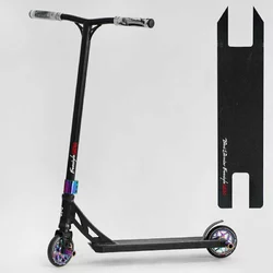 Самокат трюковий N- 43005 ""Best Scooter"" (2) ""Freestyle"", HIC-система, ПЕГИ, алюмінієвий диск та дека, колеса PU, d=120мм, ширина керма 58 см Самокат трюковий N- 43005 ""Best Scooter"" (2) ""Freestyle"", HIC-система, ПЕГИ, алюмінієвий диск та дека, колеса PU, d=120мм, ширина керма 58 см