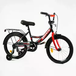 Велосипед 18"" дюймів 2-х колісний ""CORSO"" MAXIS CL-18670 (1) ручне гальмо, дзвіночок, додаткові колеса, ЗІБРАНИЙ НА 75%, в коробці Велосипед 18"" дюймів 2-х колісний ""CORSO"" MAXIS CL-18670 (1) ручне гальмо, дзвіночок, додаткові колеса, ЗІБРАНИЙ НА 75%, в коробці