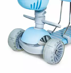Самокат Scooter Smart 5 в 1 голубой с бортиком Самокат Scooter Smart 5 в 1 голубой с бортиком