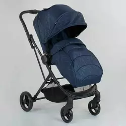 Візок прогулянковий дитячий ""JOY"" Liliya 66916 (1) колір СИНІЙ, футкавер Візок прогулянковий дитячий ""JOY"" Liliya 66916 (1) колір СИНІЙ, футкавер