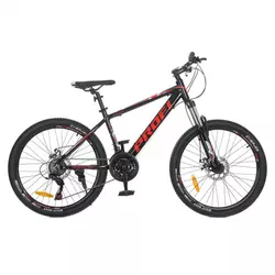 Велосипед 24 д.G24SHARP A24.2 (1шт)алюм.рама 15",SHIMANO 21SP,алюм.DB,чорно-червоний Велосипед 24 д.G24SHARP A24.2 (1шт)алюм.рама 15",SHIMANO 21SP,алюм.DB,чорно-червоний