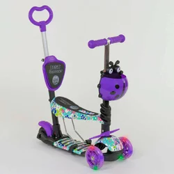 Самокат 5в1 68995 (1) Best Scooter, АБСТРАКЦІЯ, PU колеса, ПІДСВІЧУВАННЯ КОЛІС, в коробці Самокат 5в1 68995 (1) Best Scooter, АБСТРАКЦІЯ, PU колеса, ПІДСВІЧУВАННЯ КОЛІС, в коробці