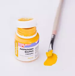 Акрилова фарба глянцева Гірчична 20мл Акрилова фарба глянцева Гірчична 20мл
