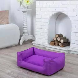Лежанка для собаки Класик фиолетовая XL - 120 x 80