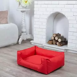 Лежанка для собаки Класик красная XL - 120 x 80