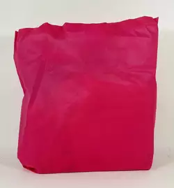 Сумка зі складним боком рожева (спанбонд) 35х45 см