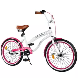 Велосипед CRUISER 20' T-22036 white+crimson /1/ Велосипед CRUISER 20' T-22036 white+crimson /1/