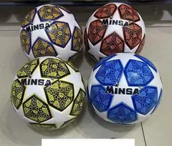 М'яч футбольний C 62235 (60) 4 види, вага 320-340 грамів, матеріал TPU, гумовий балон, розмір №5, ВИДАЄТЬСЯ МІКС