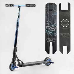 Самокат трюковий PL-71744 Best Scooter (4) ""Portal"" HIC-система, ПЕГИ, алюмінієвий диск та дека, колеса PU, d=120мм, ширина керма 58 см Самокат трюковий PL-71744 Best Scooter (4) ""Portal"" HIC-система, ПЕГИ, алюмінієвий диск та дека, колеса PU, d=120мм, ширина керма 58 см