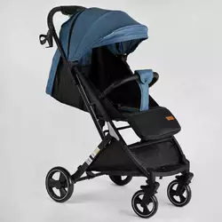 Візок прогулянковий дитячий ""JOY"" Comfort L-64055 (1) колір СИНІЙ ДЖИНС, рама сталь з алюмінієм, футкавер, підсклянник, телескопічна ручка Візок прогулянковий дитячий ""JOY"" Comfort L-64055 (1) колір СИНІЙ ДЖИНС, рама сталь з алюмінієм, футкавер, підсклянник, телескопічна ручка
