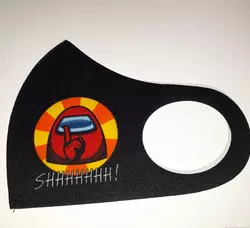 Маска Pitta Print M Among Us Red Shhhhhhhh! Black Маска Pitta Print M Among Us Red Shhhhhhhh! Black