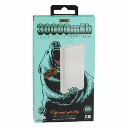 Універсальна Мобільна Батарея Remax RPP-167 Lango 30000 mAh (Білий) Універсальна Мобільна Батарея Remax RPP-167 Lango 30000 mAh (Білий)