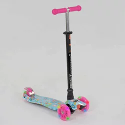 Самокат А 25533 / 779-1331 MAXI ""Best Scooter"" (1) пластмасовий, 4 колеса PU, СВІТЛО, трубка керма алюмінієва, d = 12см, в коробці Самокат А 25533 / 779-1331 MAXI ""Best Scooter"" (1) пластмасовий, 4 колеса PU, СВІТЛО, трубка керма алюмінієва, d = 12см, в коробці