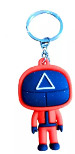 Брелок "Гра В Кальмари" гума 3113-12 Брелок "Гра В Кальмари" гума 3113-12