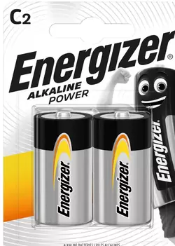 Батарейка ENERGIZER C AlkPower уп. ЦІНА ЗА 2 ШТ