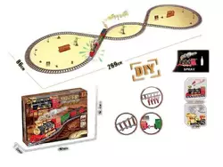 Залізниця GD 210 A (16) 312 деталей, звук, підсвічування, дорожні знаки, наліпки, аксесуари, в коробці Залізниця GD 210 A (16) 312 деталей, звук, підсвічування, дорожні знаки, наліпки, аксесуари, в коробці