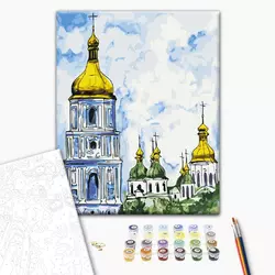 Картина за номерами: Софія Київська © Мазнєва Марина 40х50 Картина за номерами: Софія Київська © Мазнєва Марина 40х50