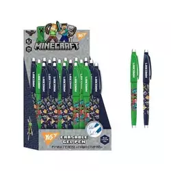 Ручка гелева YES пиши-стирай Minecraft 0,7 мм синя Ручка гелева YES пиши-стирай Minecraft 0,7 мм синя