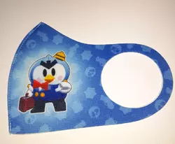 Маска Pitta Print S Brawl Stars Мистер Пи Blue Маска Pitta Print S Brawl Stars Мистер Пи Blue