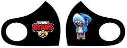 Маска Pitta Print M Brawl Stars Леон Акула Black Маска Pitta Print M Brawl Stars Леон Акула Black