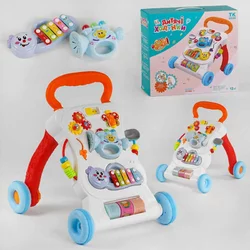 Музичні ходунки-каталка 17739 (8) ""TK Group"", знімна панель, мелодії, ксилофон, пальчикові ігри, в коробці Музичні ходунки-каталка 17739 (8) ""TK Group"", знімна панель, мелодії, ксилофон, пальчикові ігри, в коробці