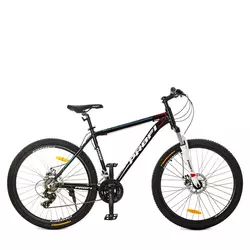 Велосипед 27,5 д. G275EVEREST A275.1 (1шт)алюм.рама 19",SHIMANO 21SP,алюм.DB,CS TZ500,чорно-білий Велосипед 27,5 д. G275EVEREST A275.1 (1шт)алюм.рама 19",SHIMANO 21SP,алюм.DB,CS TZ500,чорно-білий