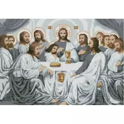 АЛМАЗНА ВИШИВКА (НАБІР) — "СВЯТА ВЕЧЕРЯ" DM-391 АЛМАЗНА ВИШИВКА (НАБІР) — "СВЯТА ВЕЧЕРЯ" DM-391