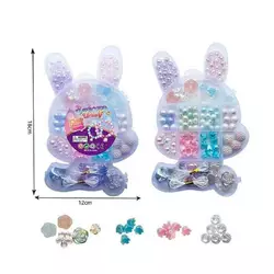 Набір бісеру N 097-6 (168/2) плетіння браслета, мотузка, у боксі Набір бісеру N 097-6 (168/2) плетіння браслета, мотузка, у боксі