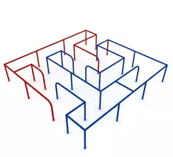 Лабиринт Змейка h 0,6 Kidigo (22154) Лабиринт Змейка h 0,6 Kidigo (22154)