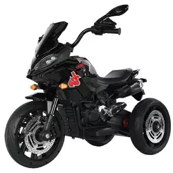 Мотоцикл M 5037EL-2 1акум.12V9AH, 2 мотори45W, MP3, USB,EVA, муз., свiтло, шкiра, чорний