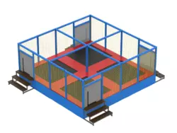 Батутный комплекс из 4х батутов Kidigo (222802) Батутный комплекс из 4х батутов Kidigo (222802)