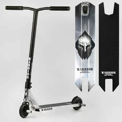 Самокат трюковий Т-30401 Best Scooter (4) ""Warrior"", HIC-система, ПЕГИ, алюмінієвий диск та дека, колеса PU, d=120 мм, ширина керма 58 см Самокат трюковий Т-30401 Best Scooter (4) ""Warrior"", HIC-система, ПЕГИ, алюмінієвий диск та дека, колеса PU, d=120 мм, ширина керма 58 см