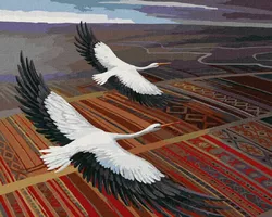 Набір для розпису по номерах. "Над рідною землею© Олег Шупляк" 40x50см Набір для розпису по номерах. "Над рідною землею© Олег Шупляк" 40x50см