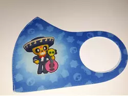 Маска Pitta Print S Brawl Stars Поко Blue Маска Pitta Print S Brawl Stars Поко Blue