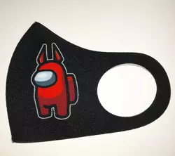 Маска Pitta Print M Among Us Red Devil Black Маска Pitta Print M Among Us Red Devil Black
