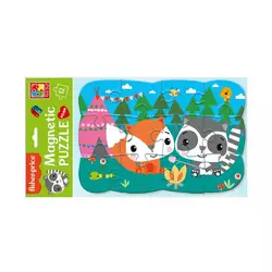 Пазл магнітний Vladi Toys Fisher Price "Тварини в лісі", VT3205-96 Пазл магнітний Vladi Toys Fisher Price "Тварини в лісі", VT3205-96