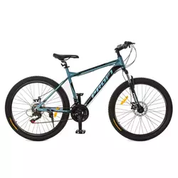 Велосипед 26 д.G26PHANTOM A26.2 (1шт)алюм.рама 19",SHIMANO 21SP,алюм.DB,FW TZ500,темно-бірюзовий Велосипед 26 д.G26PHANTOM A26.2 (1шт)алюм.рама 19",SHIMANO 21SP,алюм.DB,FW TZ500,темно-бірюзовий