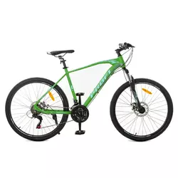 Велосипед 26 д.G26VELOCITY A26.1 (1шт)алюм.рама 19",SHIMANO 21SP,алюм.DB,зелено-чорний Велосипед 26 д.G26VELOCITY A26.1 (1шт)алюм.рама 19",SHIMANO 21SP,алюм.DB,зелено-чорний