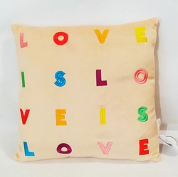 Подушка  "love is love is" Подушка  "love is love is"