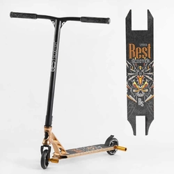 Самокат трюковий 55084 Best Scooter (4) HIC-система, ПЕГИ, алюмінієвий диск та дека, АНОДОВАНЕ ФАРБУВАННЯ, колеса PU, d = 110мм, ширина керма - 60 см Самокат трюковий 55084 Best Scooter (4) HIC-система, ПЕГИ, алюмінієвий диск та дека, АНОДОВАНЕ ФАРБУВАННЯ, колеса PU, d = 110мм, ширина керма - 60 см